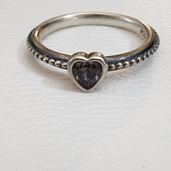 Pandora Ring Clear One Love Size 52 - Picture 2 of 7